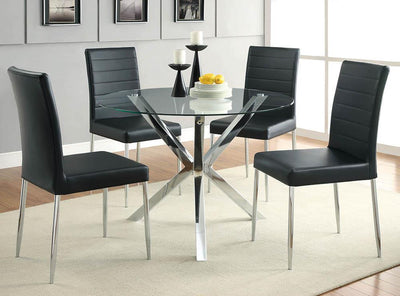 Vance Contemporary Chrome Dinette Table image