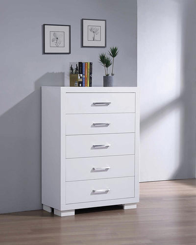 Jessica Contemporary Five-Drawer Chest image