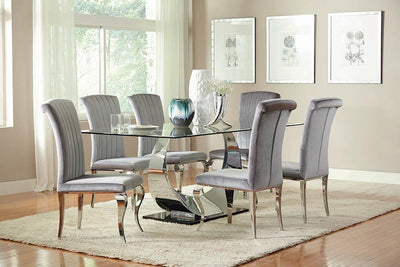 Hollywood Glam Chrome Dining Chair image