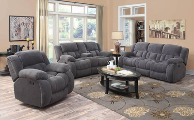 Weissman Grey Three-Piece Living Room Set image