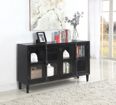 Transitional Black Accent Cabinet image