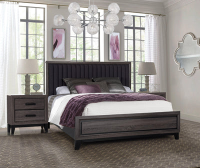 Laura Foil Grey Queen Bed image