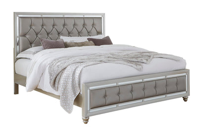 Riley King Bed Silver image