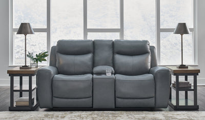 Mindanao Power Reclining Loveseat with Console image